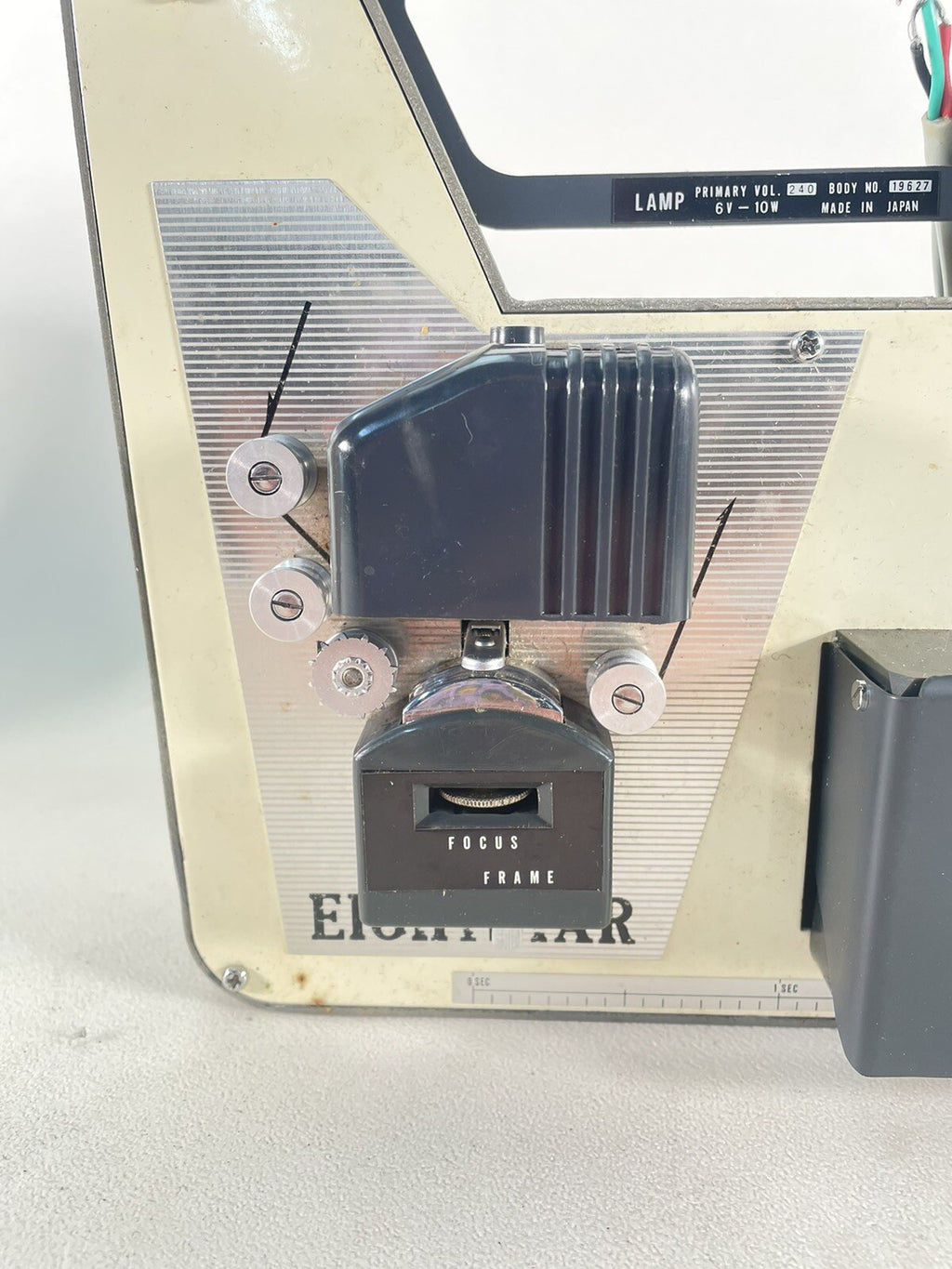King Eightstar 8mm Film Editor / Viewer - 6V 10W Lamp - Made in Japan - 1960s Vintage - With Original Box - Pre-Owned