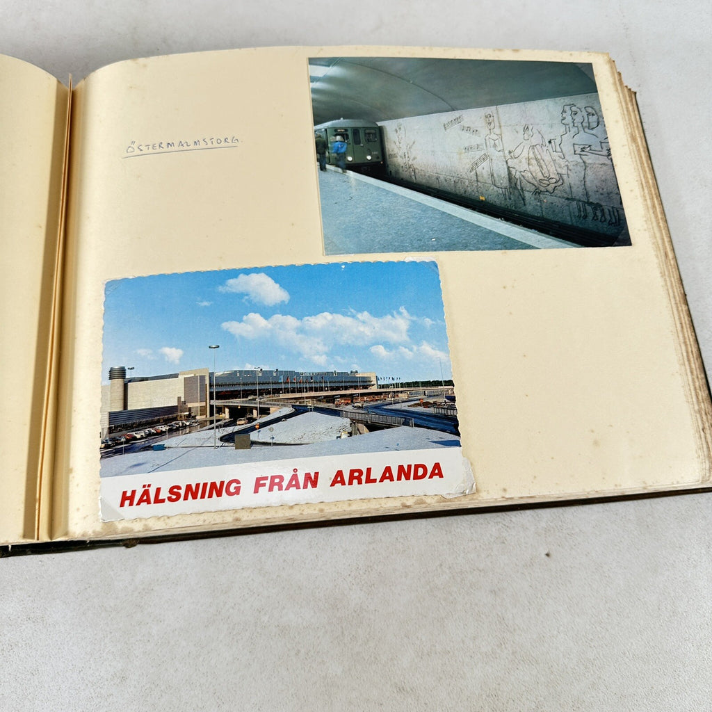 Vintage Postcard Album - 340+ Postcards - Europe & UK - 1950s-1970s - Handwritten Annotations - Used
