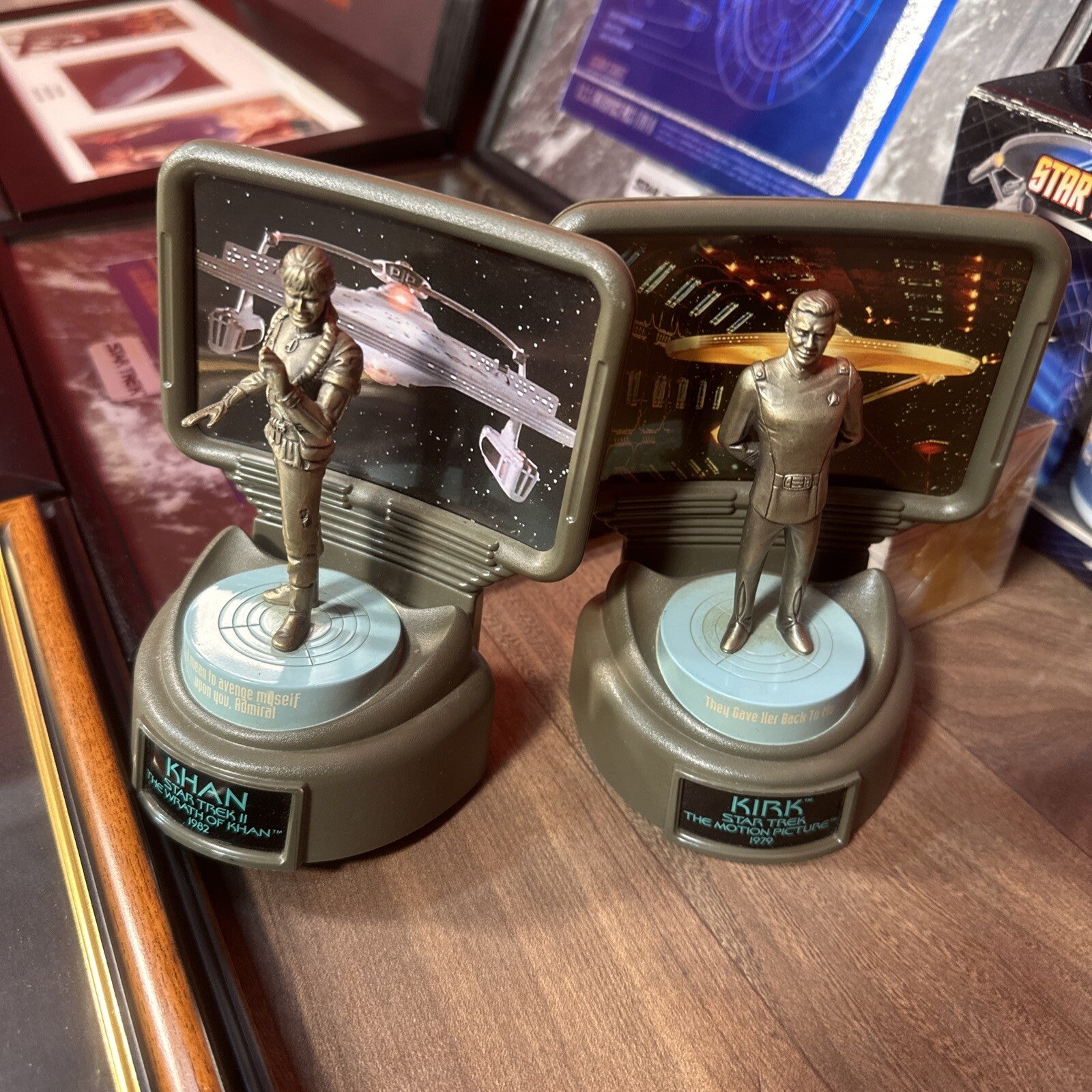 Star Trek Trading Cards Film Cells Framed Photos Etc Collectable Bundle