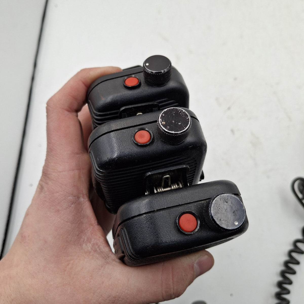 Sonic Communications Speaker-Microphone Handmic x5 + Niros 9261 x1 - Job Lot Bundle - Used - Spares or Repair
