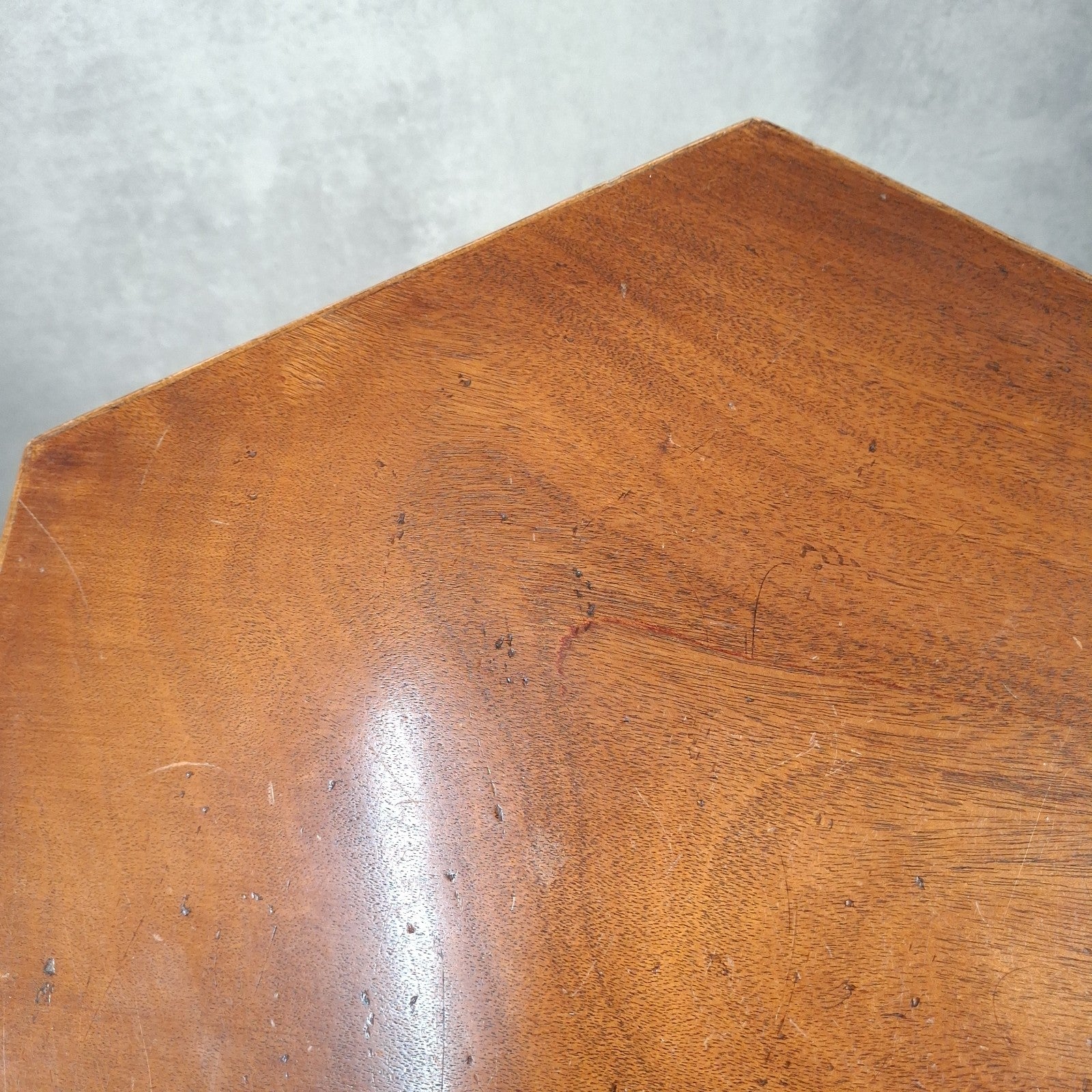 Wine Table Bevan Funnell Reprodux Mahogany Hexagonal Pedestal Tripod Base