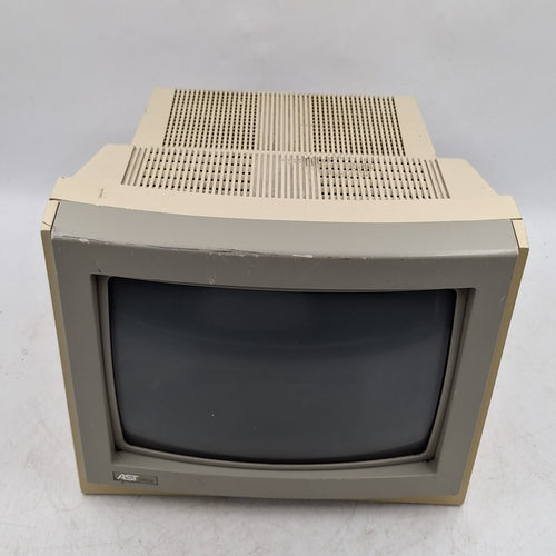 AST Model 66267 SVGA CRT Monitor | Vintage Beige | Faulty / Spares or Repairs | Used