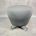 Orangebox POINT-S Soft Seating Ottoman | Grey Fabric | Aluminium Legs | 2012 | Used | UK Made