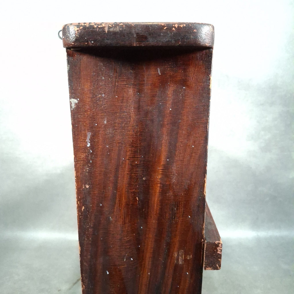Vintage Handmade Pine Bookshelf | 1940s Utility Era | Rustic Shelving Unit | Used