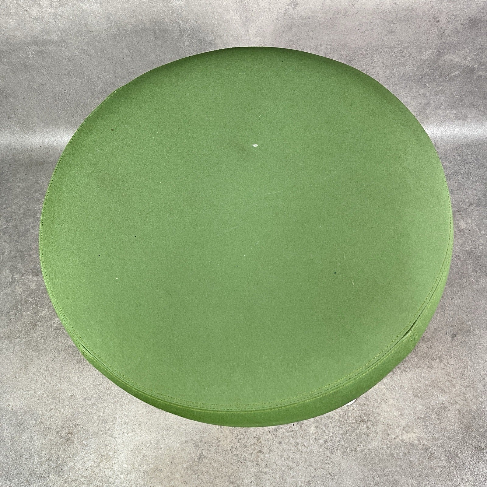 Orangebox POINT-S Soft Seating Ottoman | Green Fabric | Aluminium Legs | 2012 | Used | UK Made