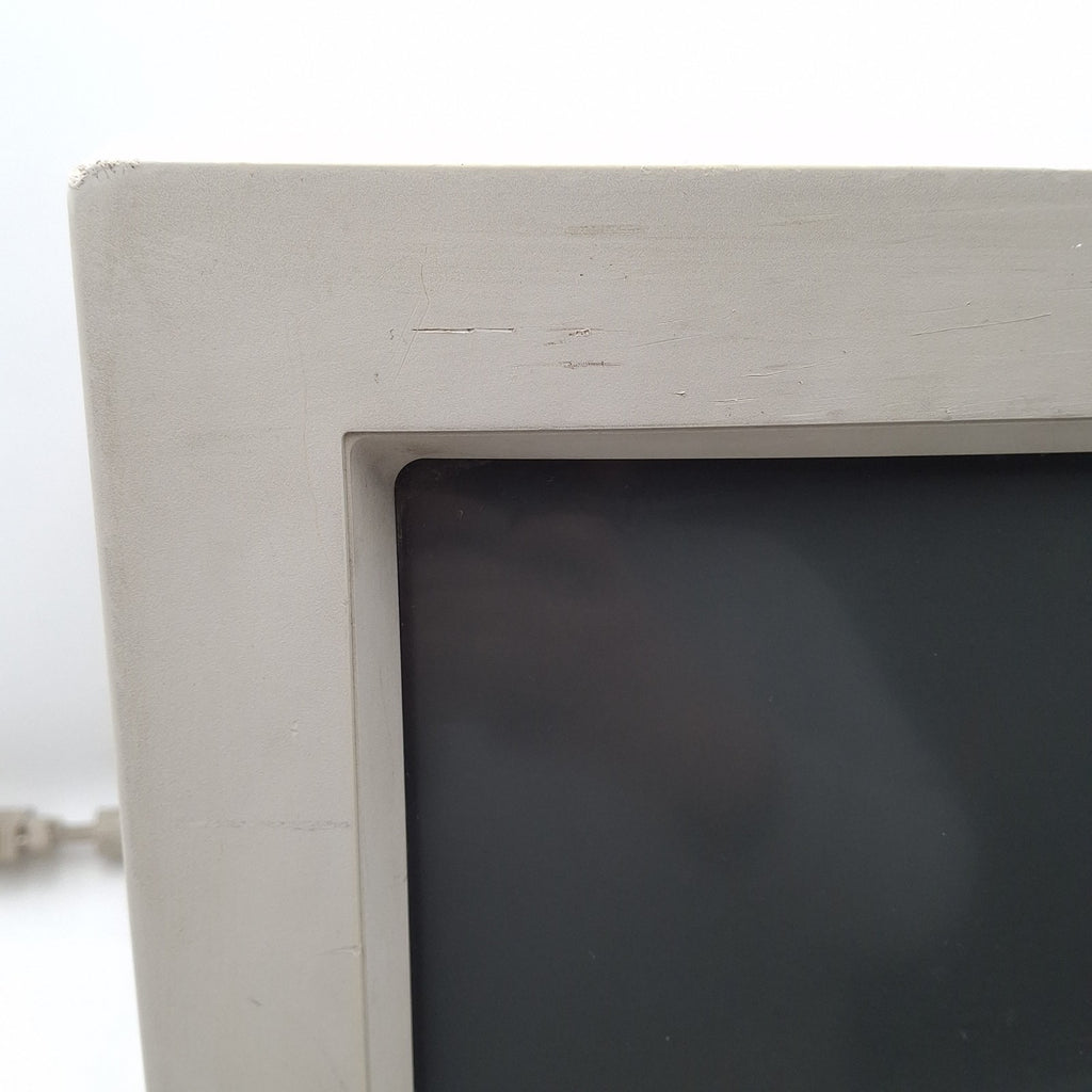 Apricot XJ54137 13" Colour CRT VGA Monitor - Spares or Repairs, Blank Screen Fault, Retro Prop, Used