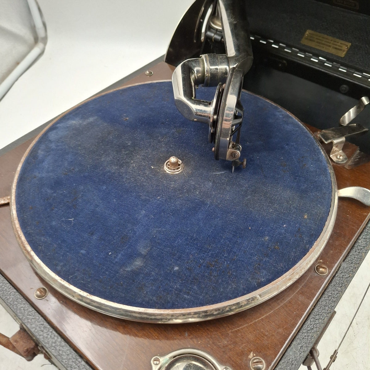 Columbia 202 Portable Wind-Up Gramophone | Vintage Antique 1920s | Used