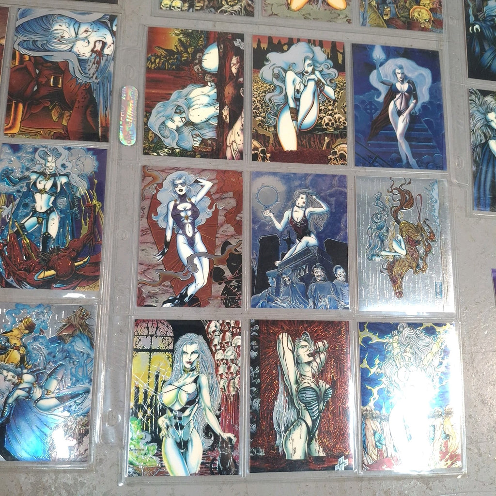 Lady Death 1994 Chromium Trading Card Set #1-100 - Chaos Comics - Complete Set - Pre-Owned