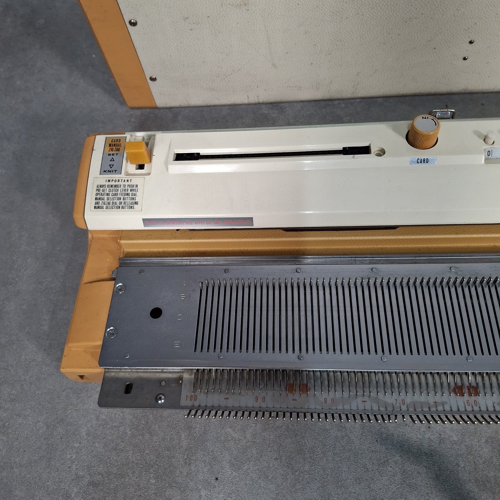 Toyota KS-787 Knitting Machine | Made in Japan | Untested | With Spare Parts