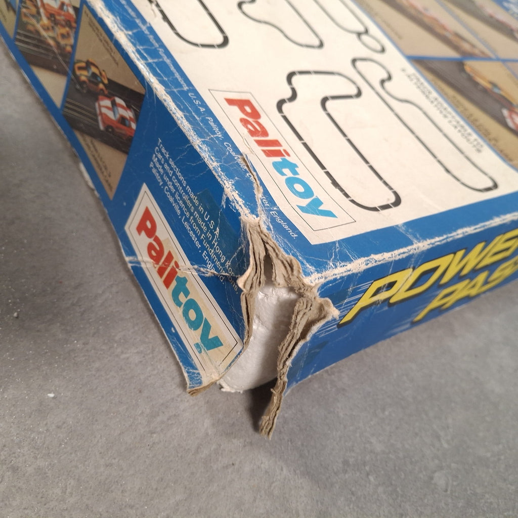 Vintage Palitoy Power Passers Lane Change Super-5 Set Slotless Racing Boxed