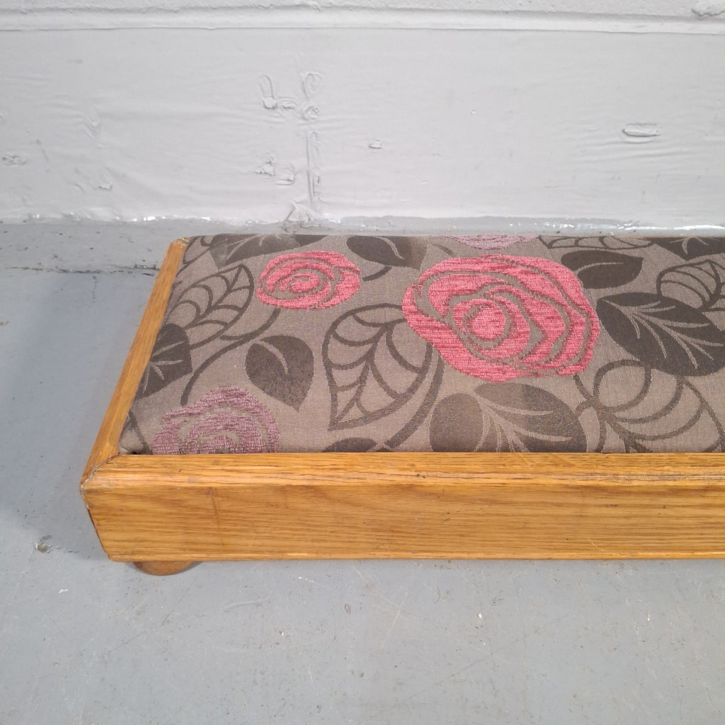Kneeling Pad Prayer Stool Padded Removable Floral Top With Storage