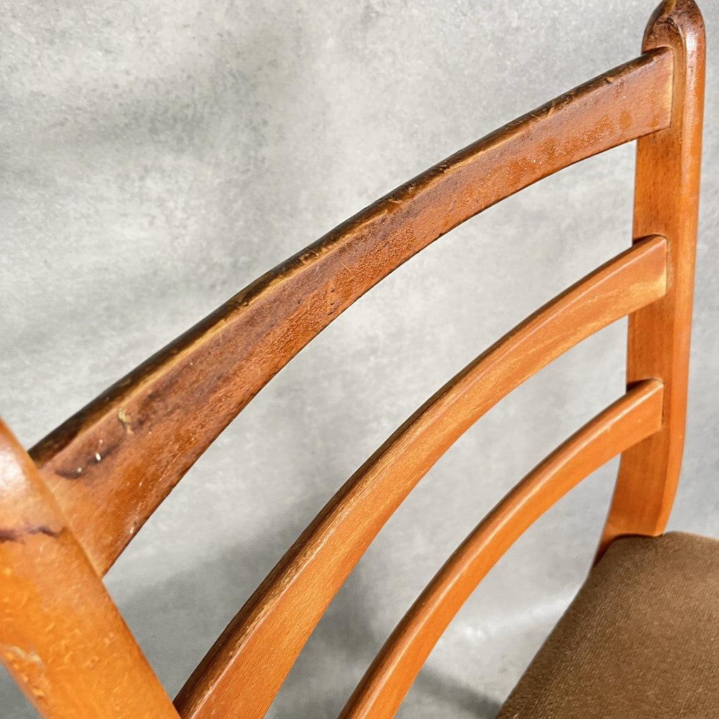 Schreiber Teak Mid-Century Danish Style Dining Chair | Vintage | Loose Joints | Used