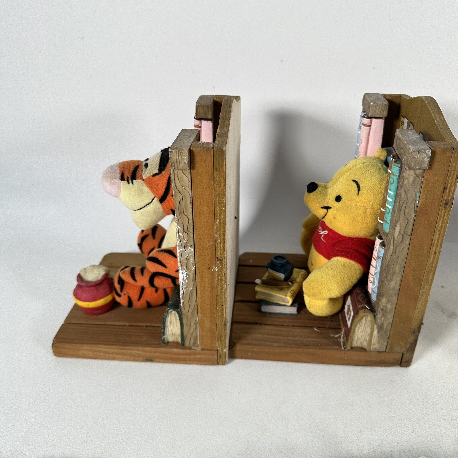 Winnie Pooh Bundle Book Ends Deceptive Played Piggy Banks Photo Frame Etc