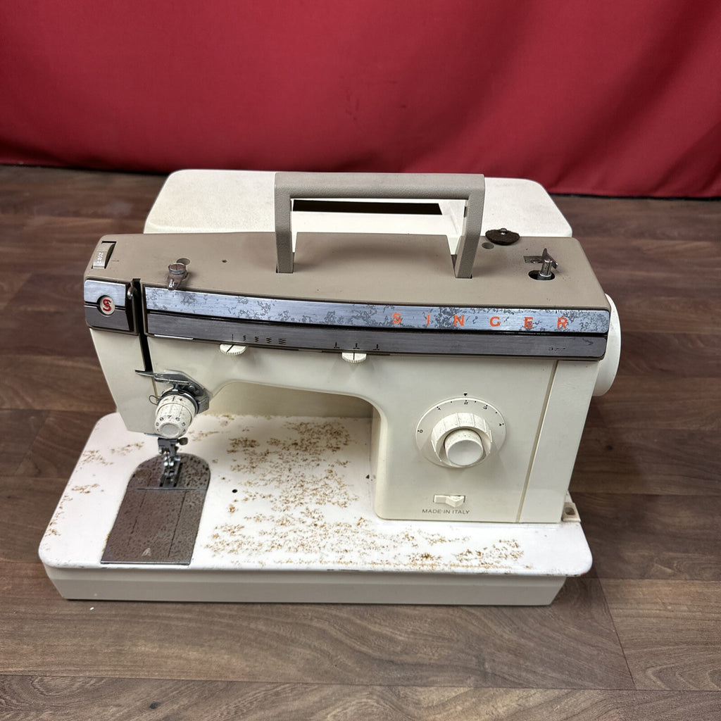 Singer 377 ZigZag Sewing Machine - Used, Untested, No Foot Pedal, For Parts or Restoration