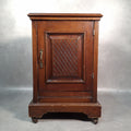 Antique 10” 78rpm Gramophone Record Cabinet on Castors Shellac Disc Storage Unit