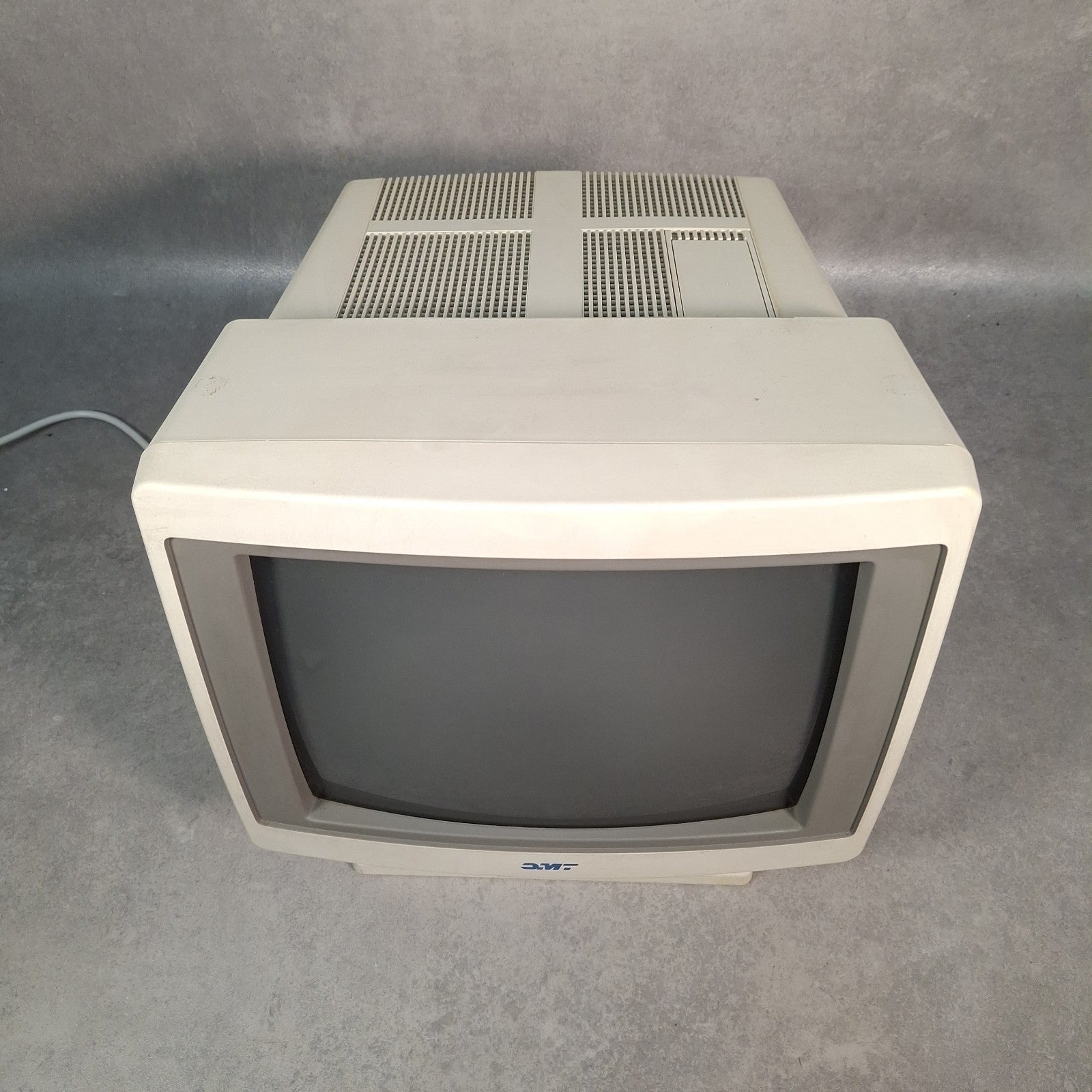 OMT CM-6560 CRT Monitor, FK-2002 Mechanical Keyboard & Genesis Mouse | Retro PC Bundle | Used