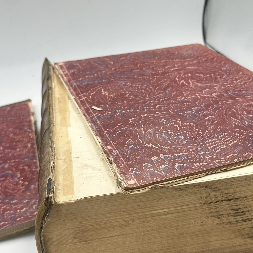 Websters Complete Dictionary Unabridged Antique 1884 Large Book