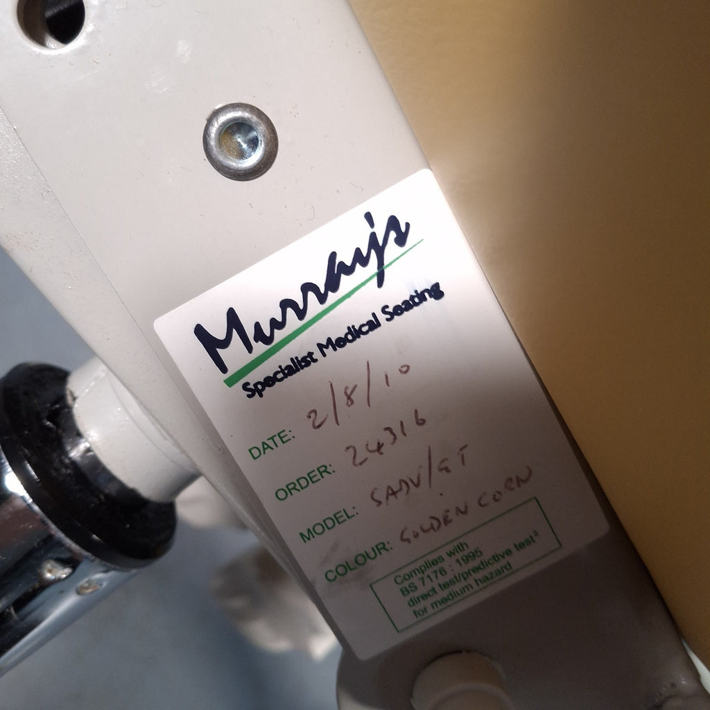 Murray SADV GT Dentist Chair Hydraulic Swivel Yellow
