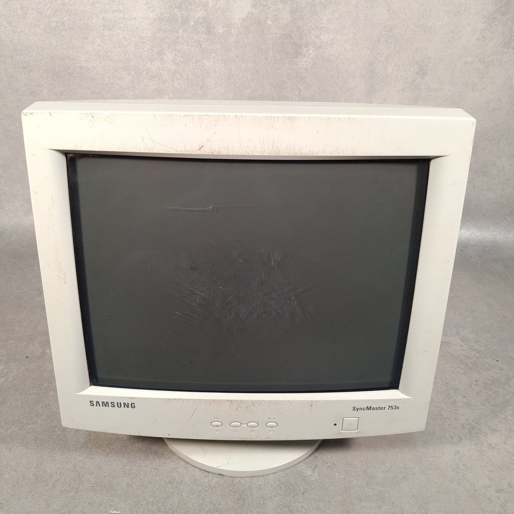 Samsung SyncMaster 753s 17" CRT Monitor | VGA | Retro PC | Used | Beige | 2002