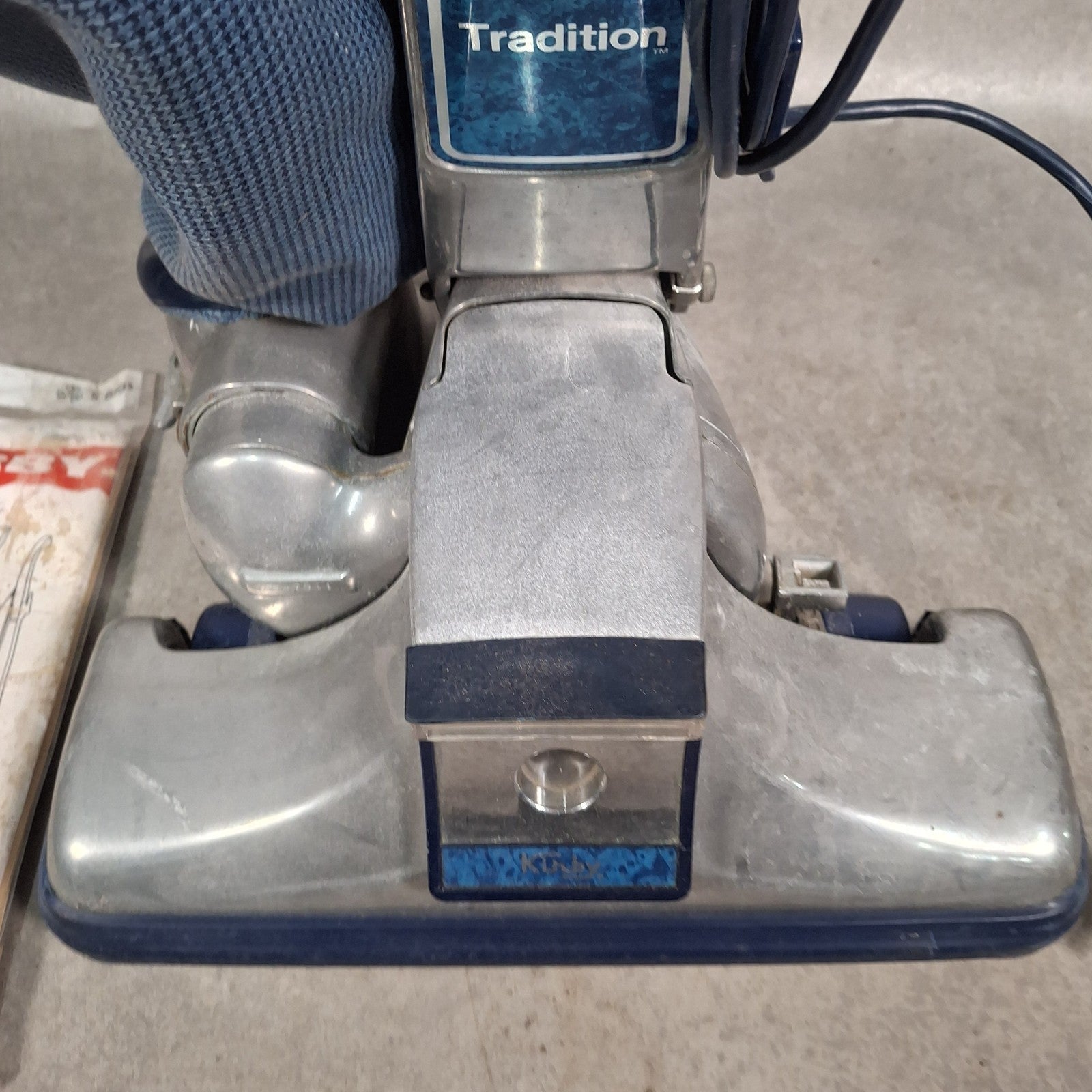 Kirby Tradition 3-CB Vintage Bagged Upright Vacuum Cleaner | Tested & Working | Used | Silver