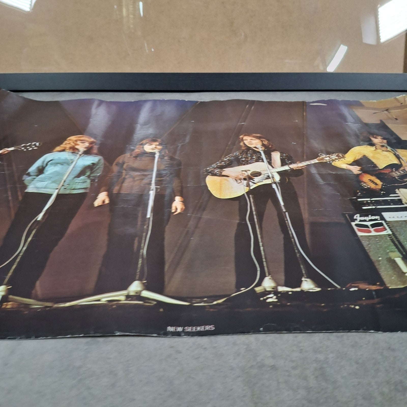 The New Seekers Original 1972 Vintage Poster | Chris Walter | Hang Up Series | Star Posters TSR | Used
