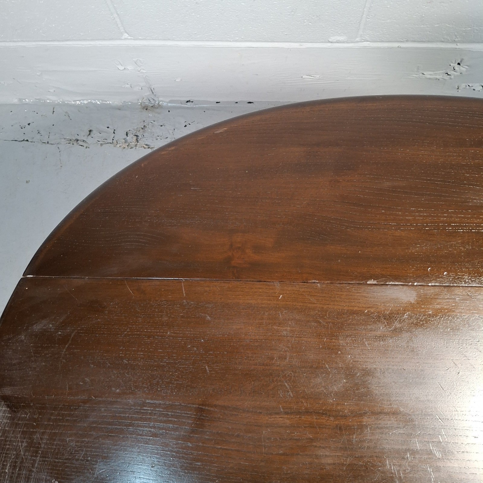 Ercol 506 Drop Leaf Supper Table | Elm Top & Beech Legs | Old Colonial | Vintage | Used