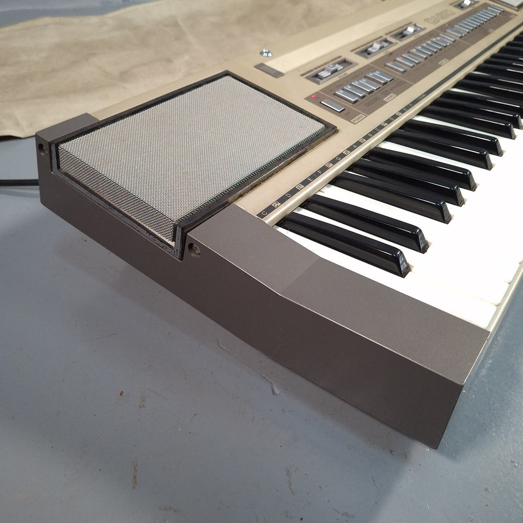 Rare VTG 1983 Casio Casiotone 610 Electronic Musical Keyboard Metal + Receipt