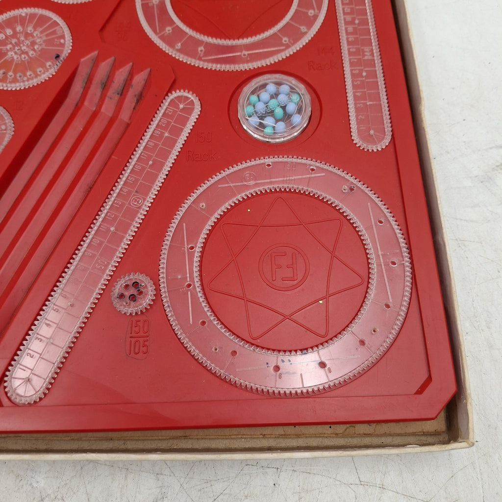 Denys Fisher Spirograph - Original 1960s/70s Set in Original Box - Vintage Drawing Toy - Used