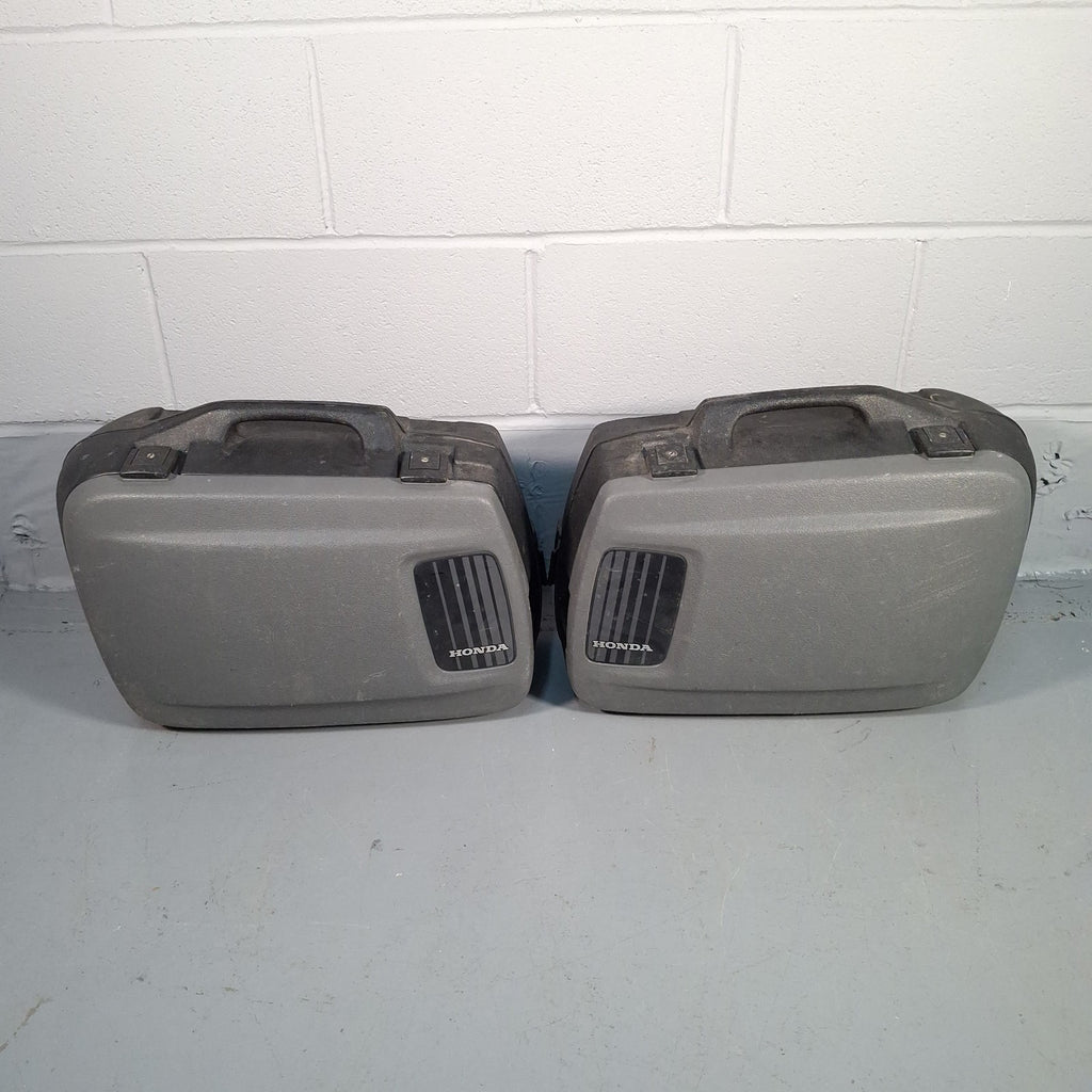 Honda OEM Hardshell Motorcycle Panniers | Believed CB750 Late 1990s-2000s | No Keys | Used