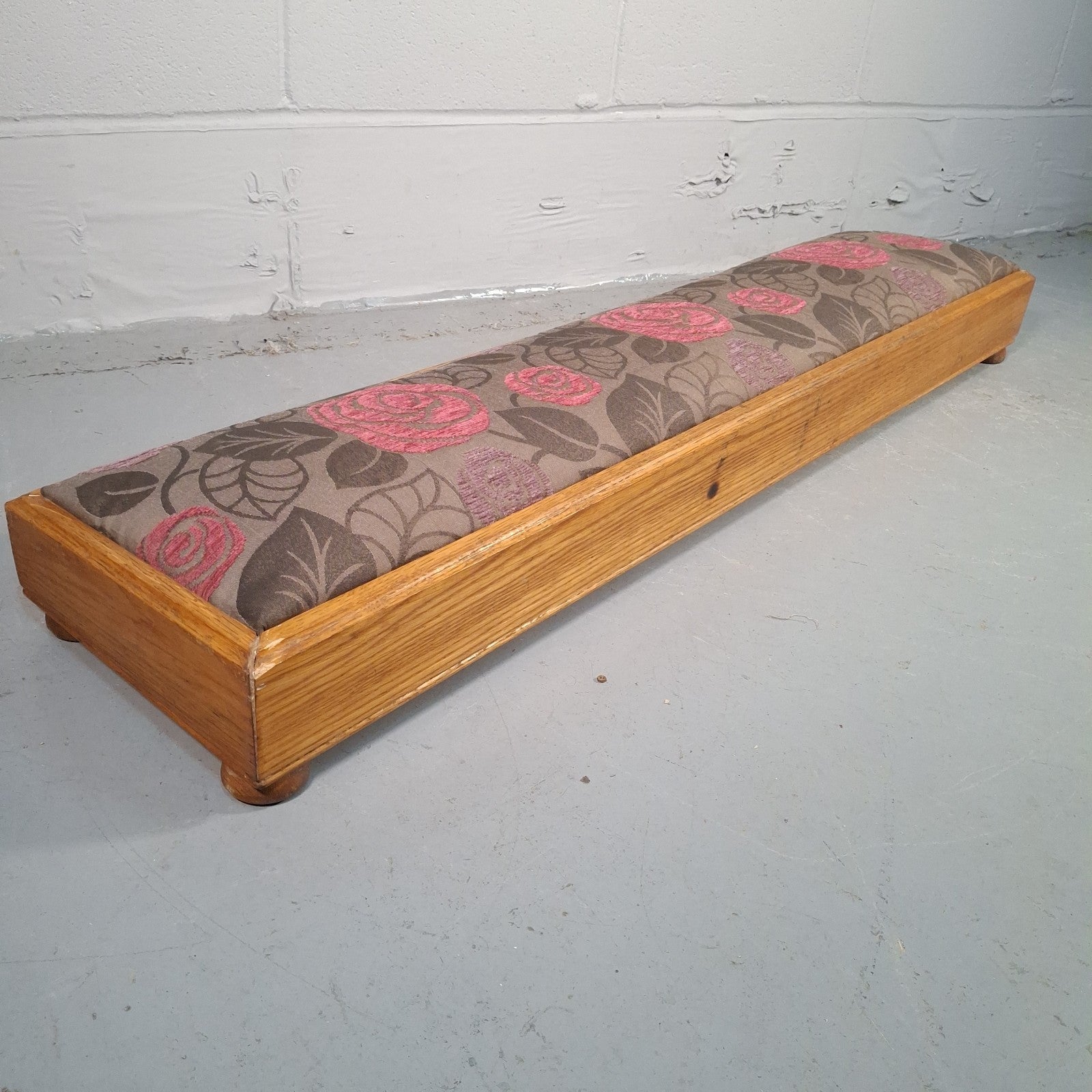 Kneeling Pad Prayer Stool Padded Removable Floral Top With Storage