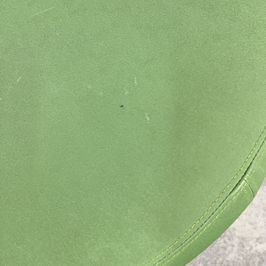 Orangebox POINT-S Soft Seating Ottoman | Green Fabric | Aluminium Legs | 2012 | Used | UK Made