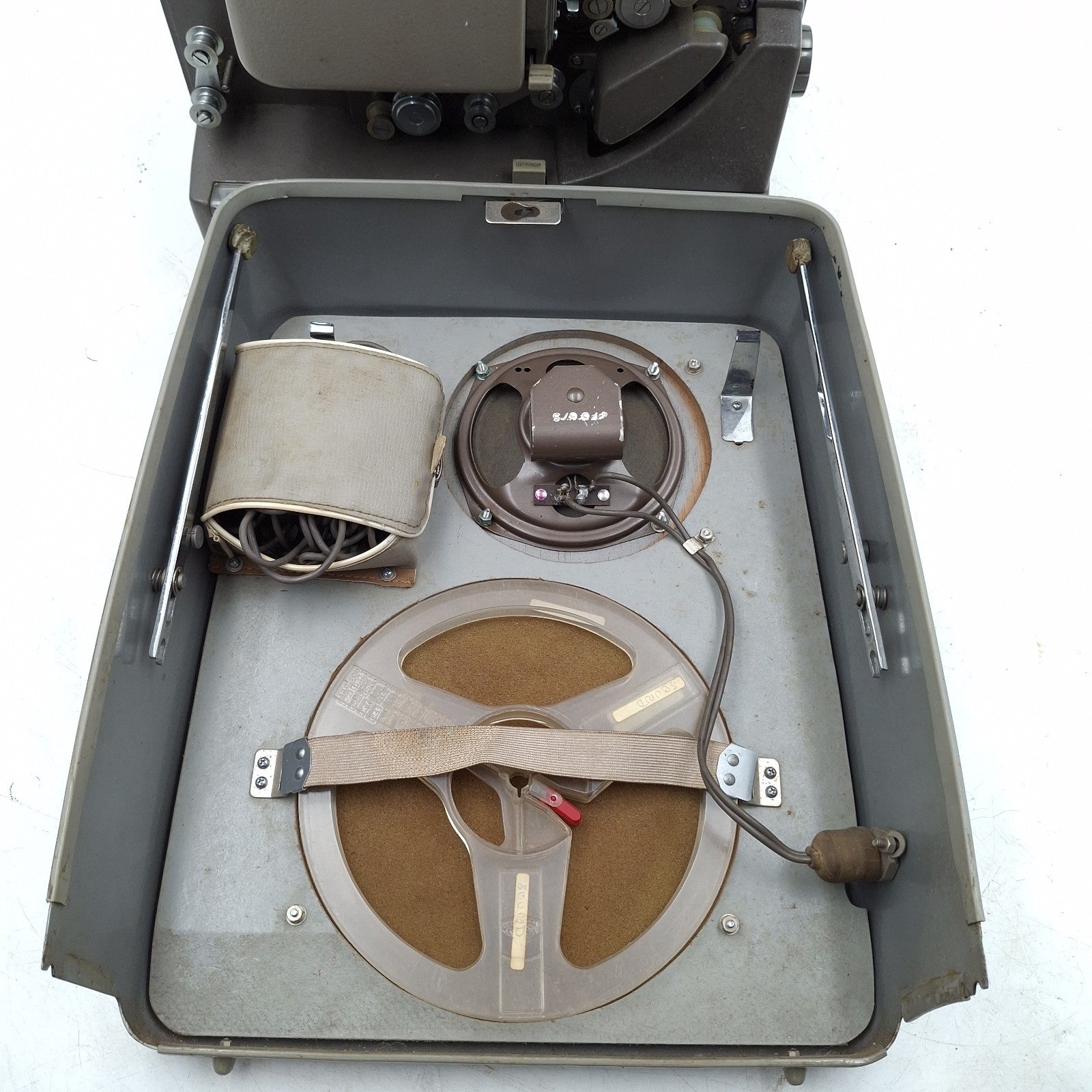 Elmo Sound TP-8 8mm Reel-to-Reel Film Projector with Speaker | Vintage | Used | Untested | Japan