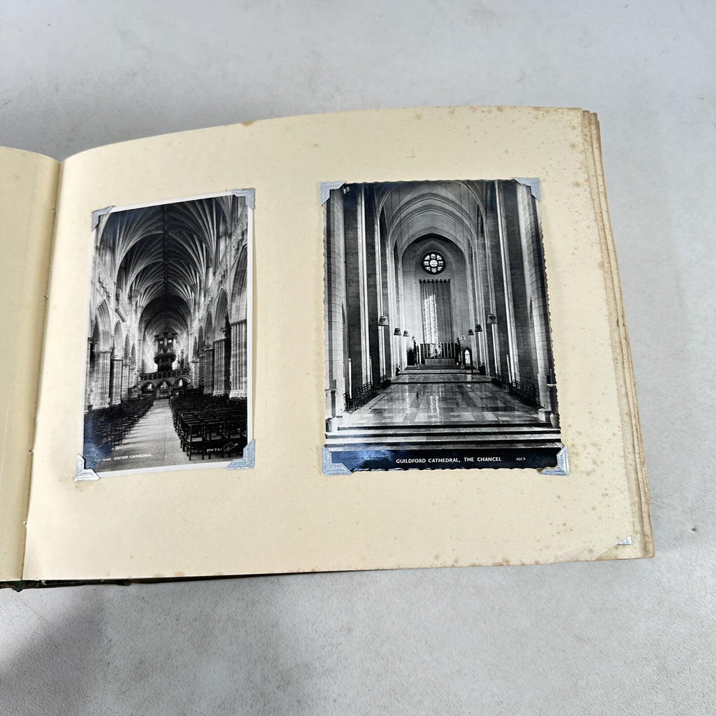 Vintage Postcard Album - 340+ Postcards - Europe & UK - 1950s-1970s - Handwritten Annotations - Used