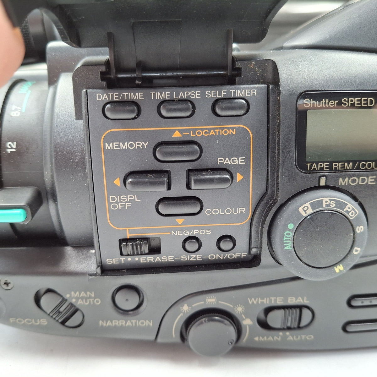Hitachi VM-S83E S-VHS-C Camcorder with Stereo Mic, Battery, Hard Case & Manual - Used - Untested