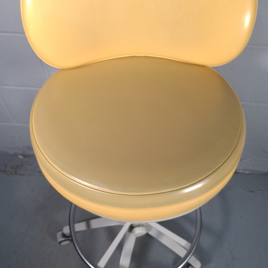 Murray HADV GN Dentist Stool Chair Hydraulic Swivel Yellow