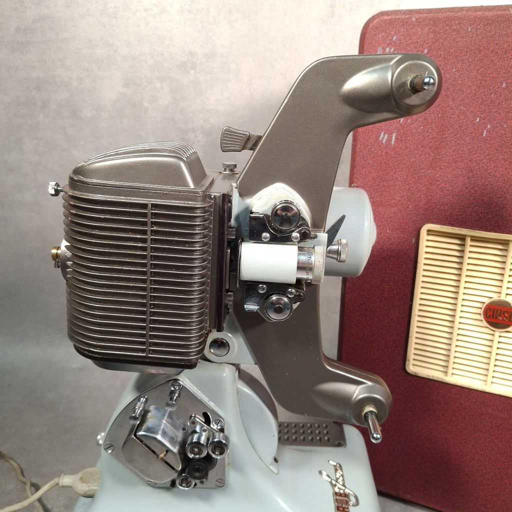 1957 Vintage Cirse Sound 8mm Cine Film Projector in Speaker Case Spares Repairs