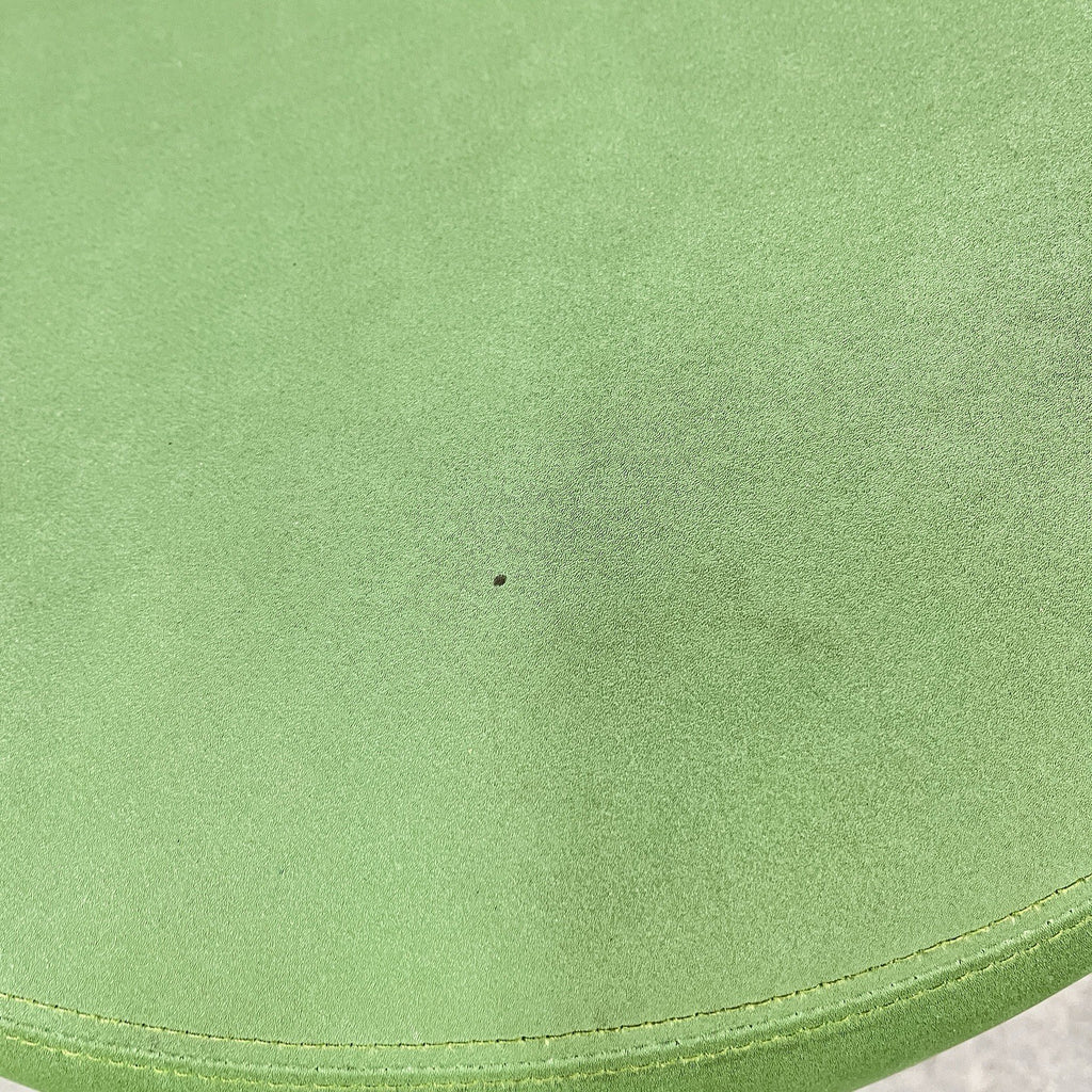 Orangebox POINT-S Soft Seating Ottoman | Green Fabric | Aluminium Legs | 2012 | Used | UK Made