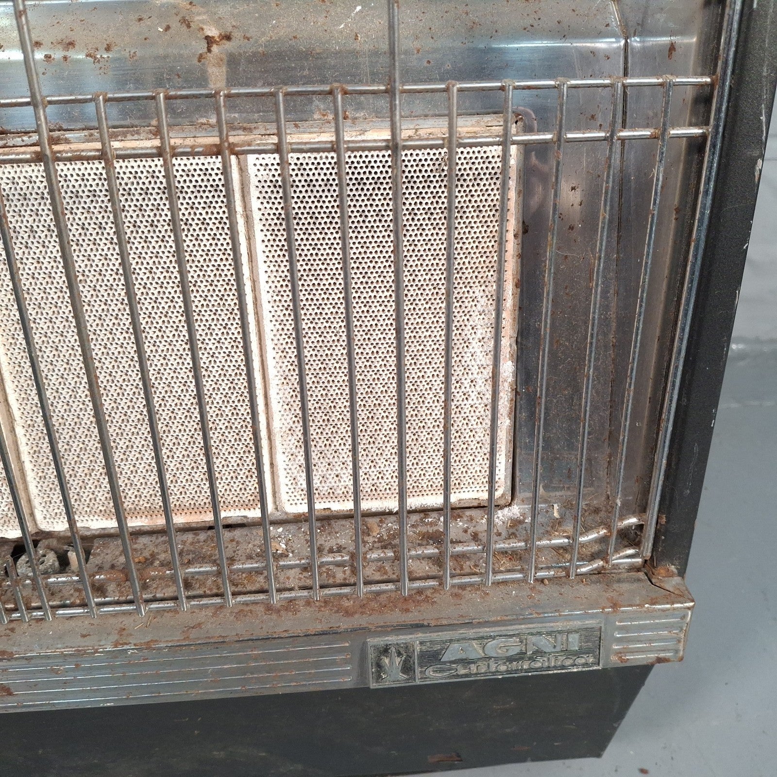 Agni Clutomatica Portable Gas Space Heater Vintage Prop