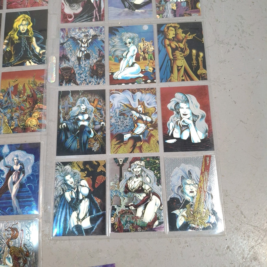 Lady Death 1994 Chromium Trading Card Set #1-100 - Chaos Comics - Complete Set - Pre-Owned