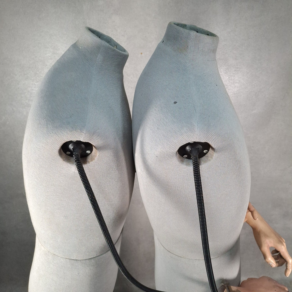 Pair of Vintage Stockman London Tailor's Mannequins | Articulated Arms & Hands | Used