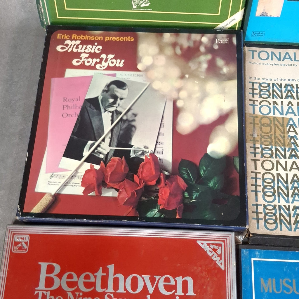 14x Vintage Vinyl LP Boxset Bundle Classical Jazz Spoken Word Job Lot Beethoven
