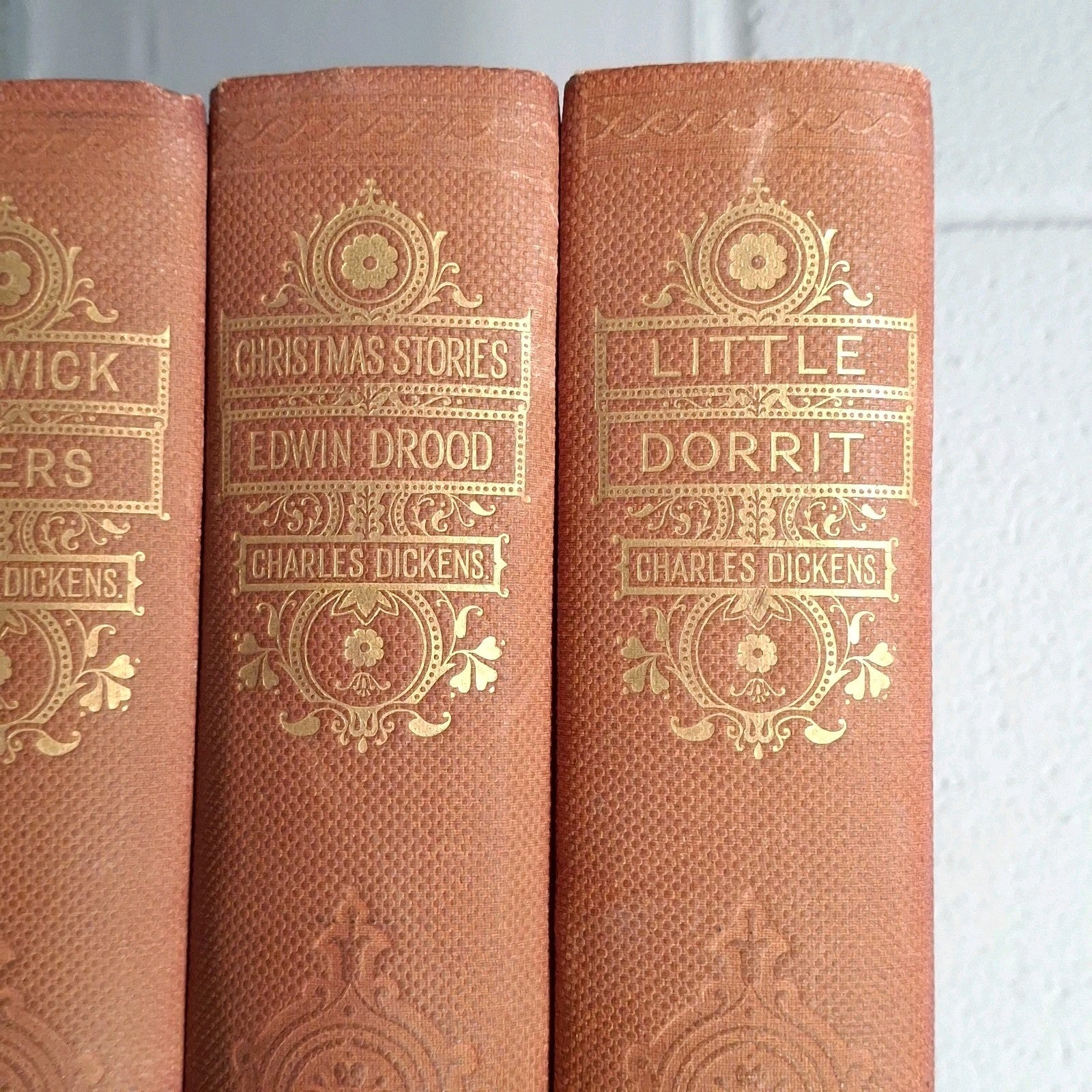 15x Works Of Charles Dickens The Authors Favourite Edition Illustrated Books Set