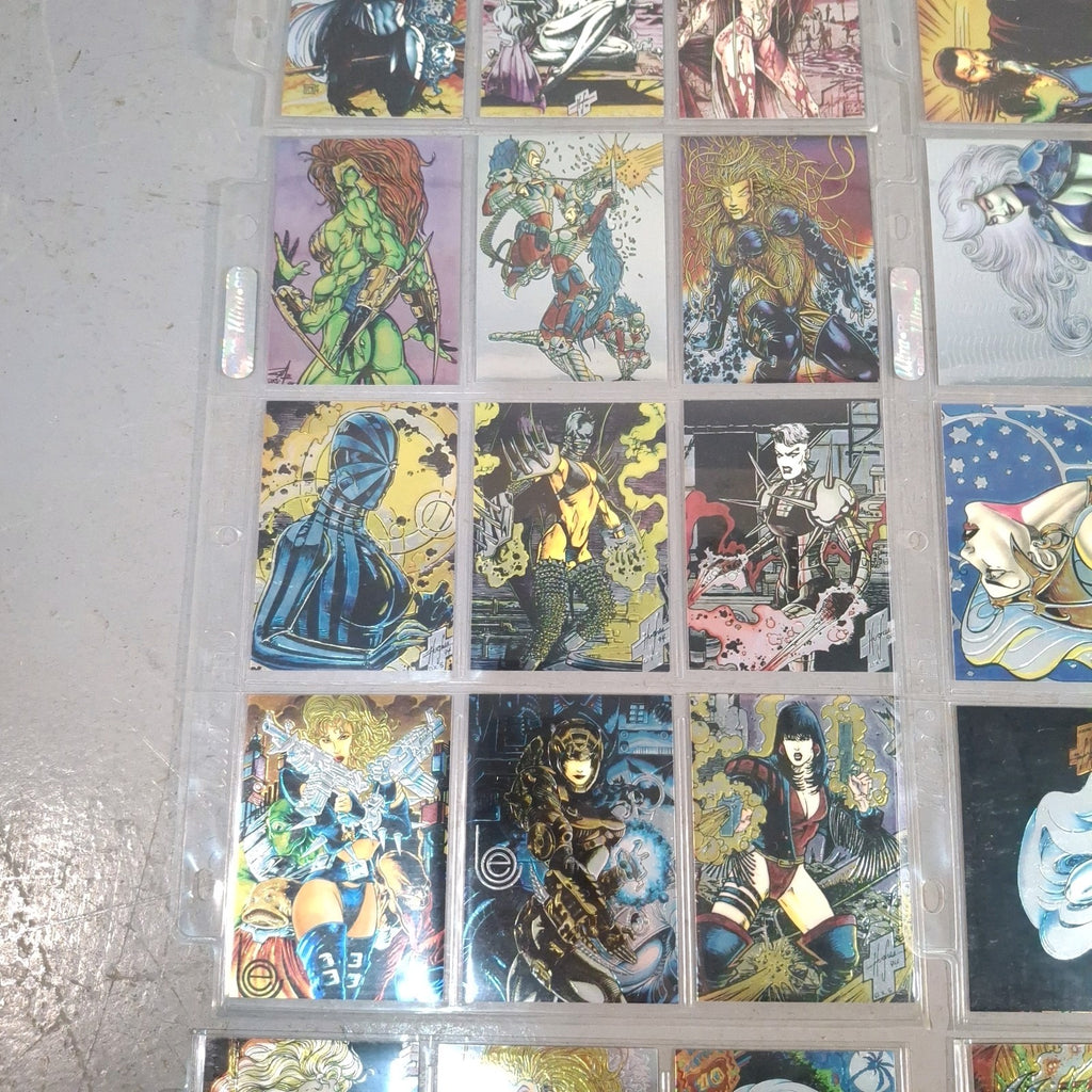 Lady Death 1994 Chromium Trading Card Set #1-100 - Chaos Comics - Complete Set - Pre-Owned