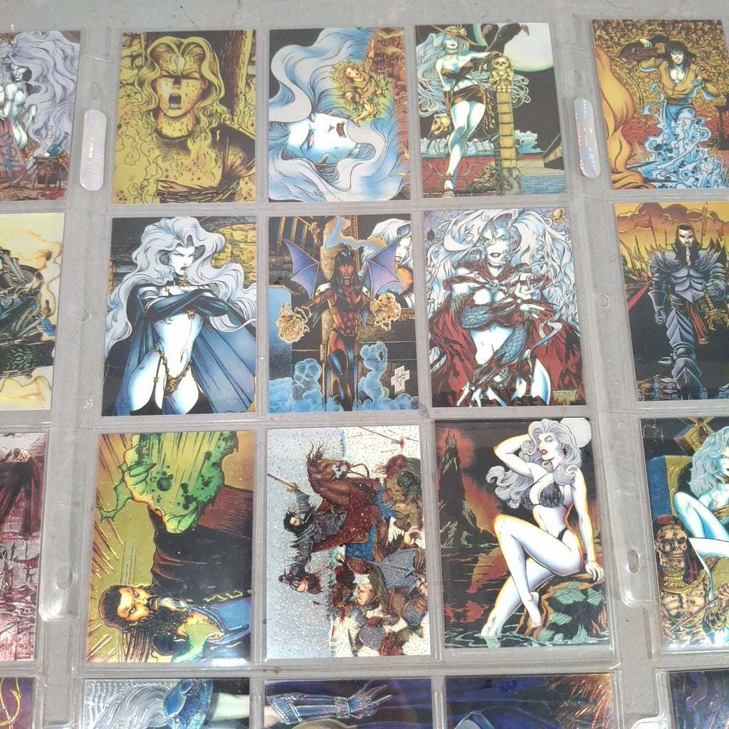 Lady Death 1994 Chromium Trading Card Set #1-100 - Chaos Comics - Complete Set - Pre-Owned