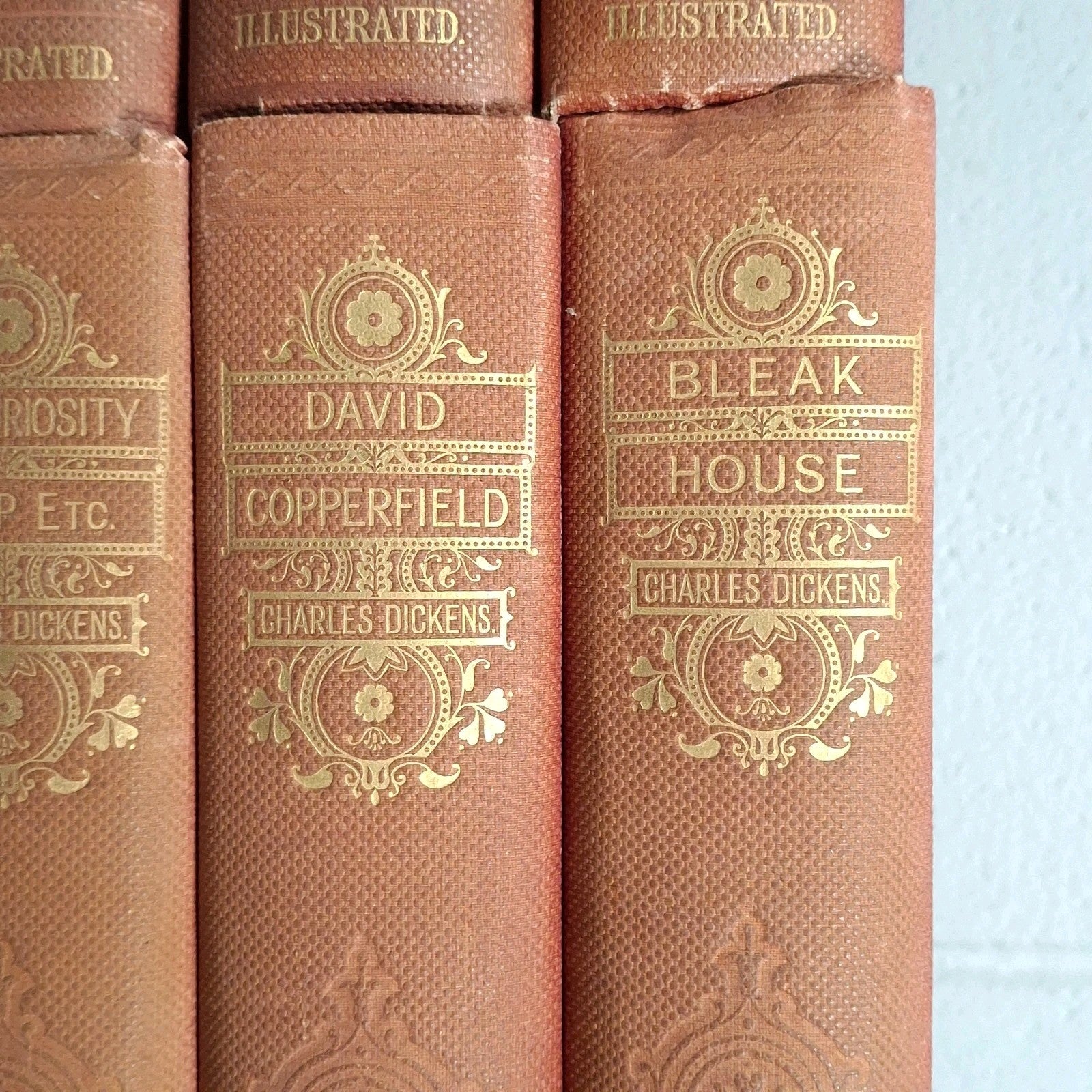 15x Works Of Charles Dickens The Authors Favourite Edition Illustrated Books Set