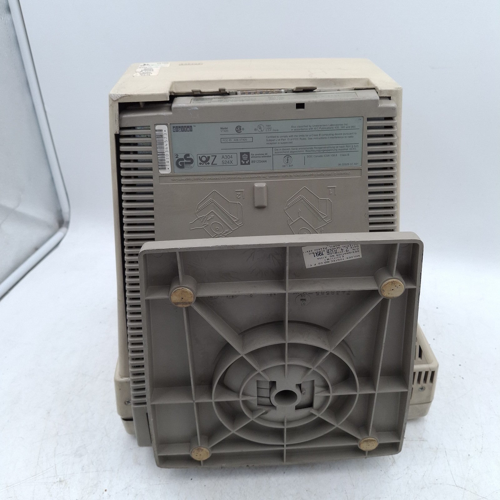 DEC Digital VT420 CRT Video Terminal 13.5" | Faulty / No Power | Spares or Repairs | Used