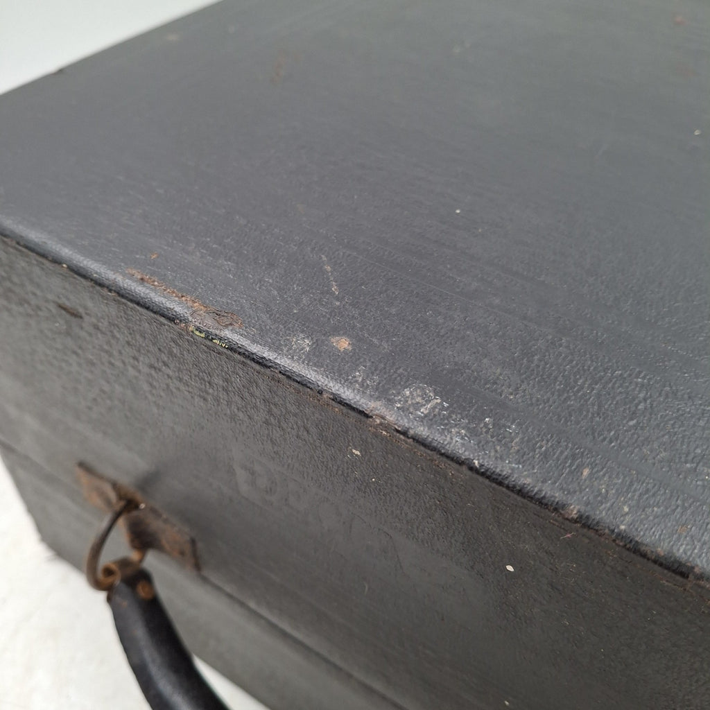 Decca Junior Portable Gramophone | 1920s | Leather Case | Hand Crank | 78 RPM | Used