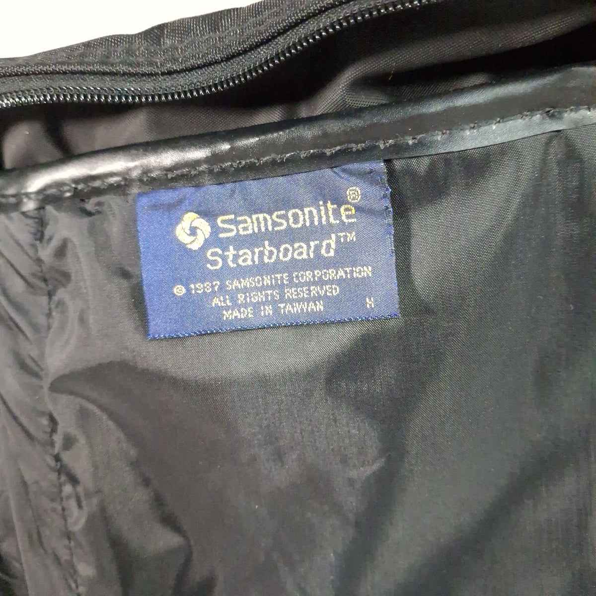 Samsonite Starboard Garment Bag | Vintage 1987 | Suit Carrier | Black | Large