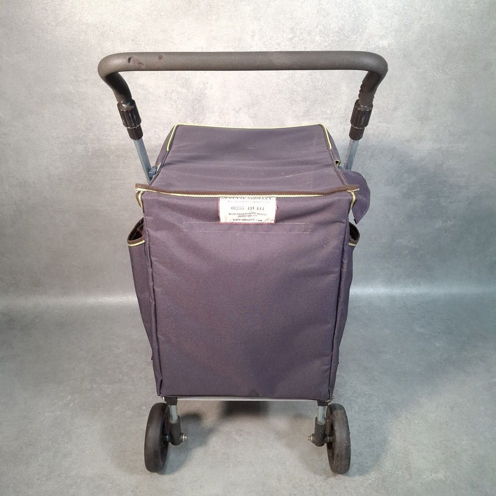 Sholley Shopping Trolley Walking Aid Folding 6 Wheeled Basket Read Description