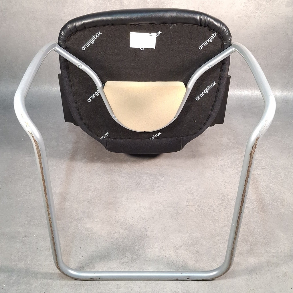 Orangebox X10-CA Cantilever Chair Black Fabric Office/Meeting Chair – UK Made